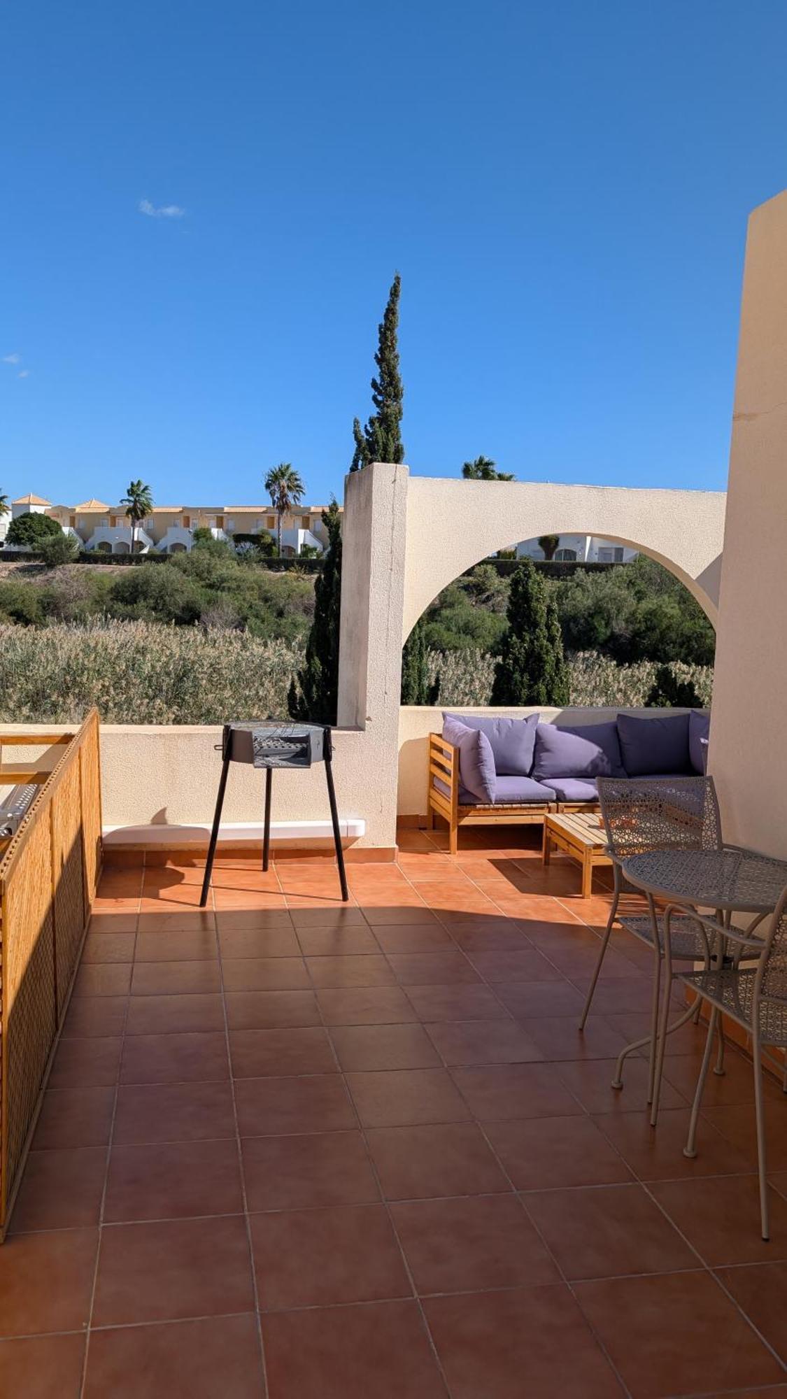 Garden Vistas. Hermoso Duplex Con Patio, Solarium Y Piscina. Вера Экстерьер фото